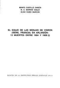 El exilio de las monjas de Voiron